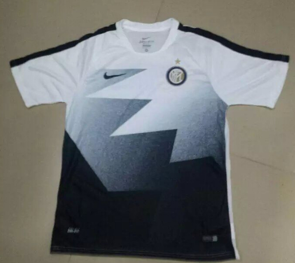 Inter Milan 2015-16 Polo Shirt White-Black